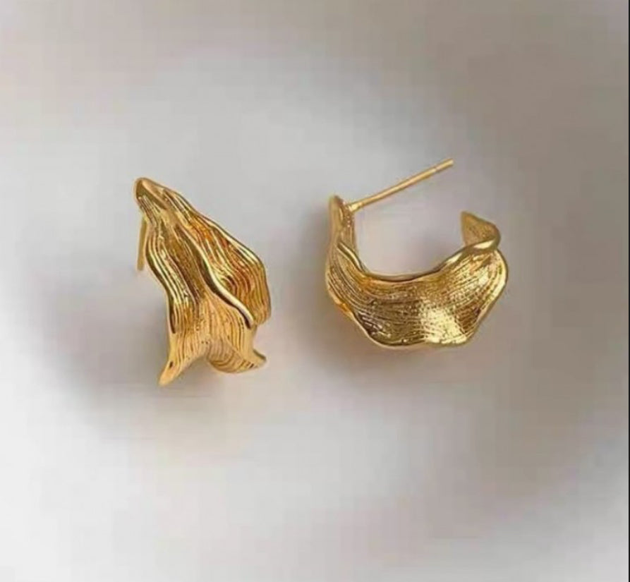 Kolczyki złote Łezki